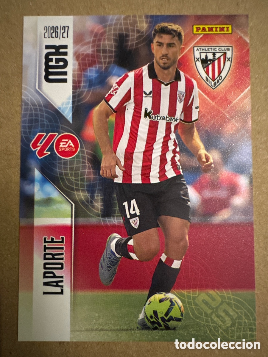 Cromos de f&uacute;tbol: # 43 Laporte Athletic Club Bilbao Megacracks 26 27 2026 2027