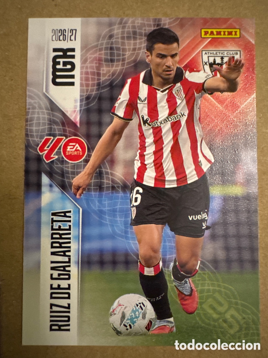 Cromos de f&uacute;tbol: # 45 Ruiz de Galarreta Athletic Club Bilbao Megacracks 26 27 2026 2027