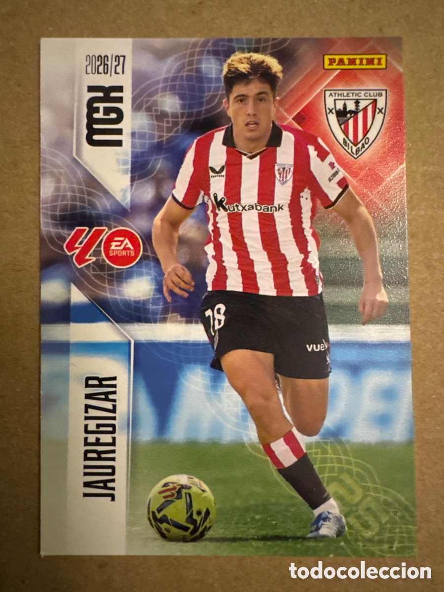 Cromos de f&uacute;tbol: VER FOTOS # 46 Jauregizar Athletic Club Bilbao Megacracks 26 27 2026 2027