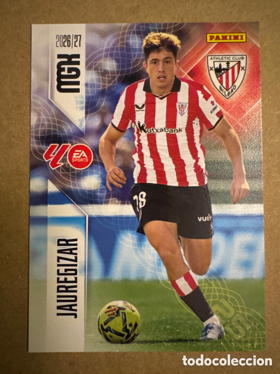 Cromos de f&uacute;tbol: #v 46 Jauregizar Athletic Club Bilbao Megacracks 26 27 2026 2027