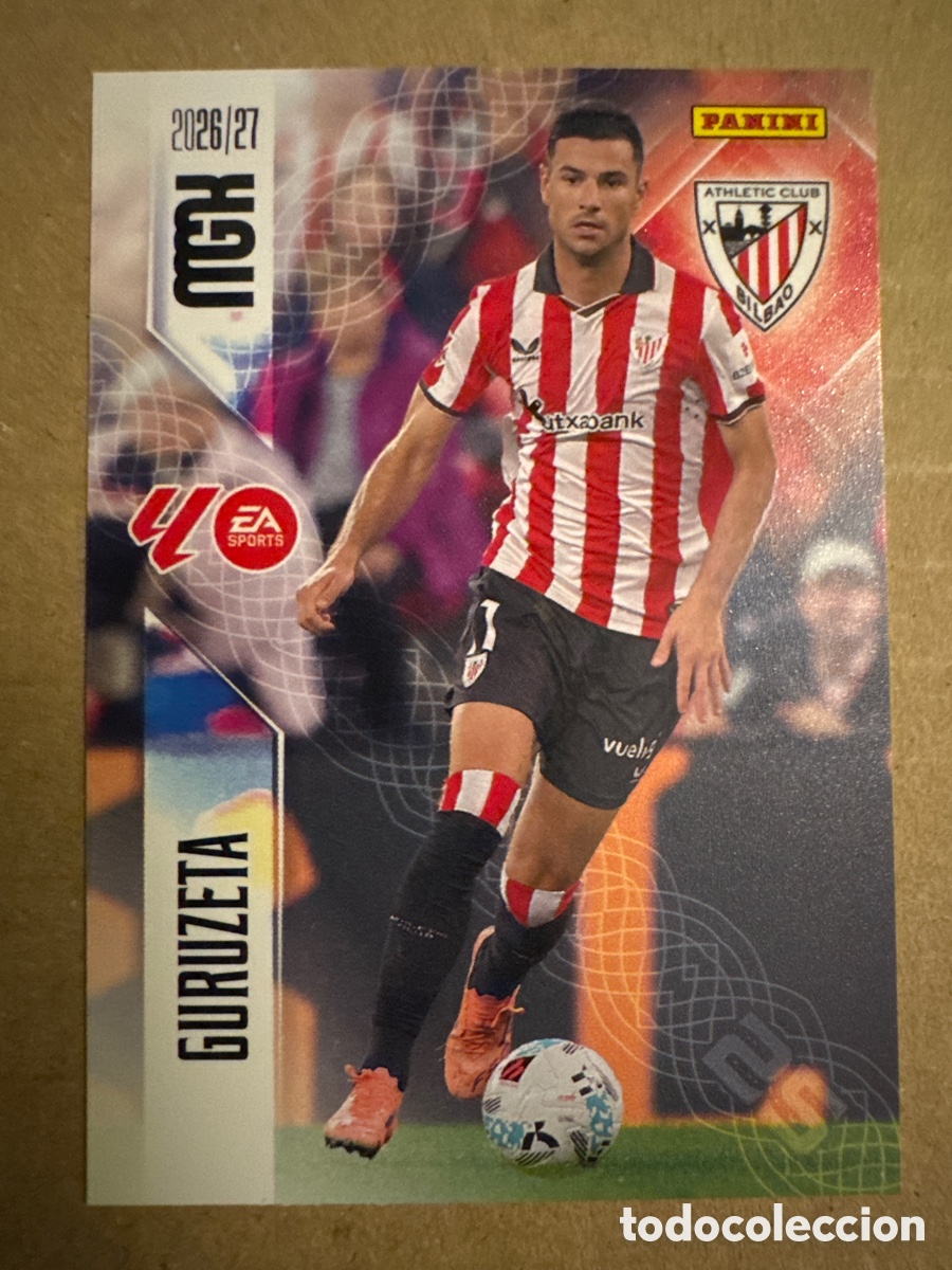 Cromos de f&uacute;tbol: # 53 Guruzeta Athletic Club Bilbao Megacracks 26 27 2026 2027