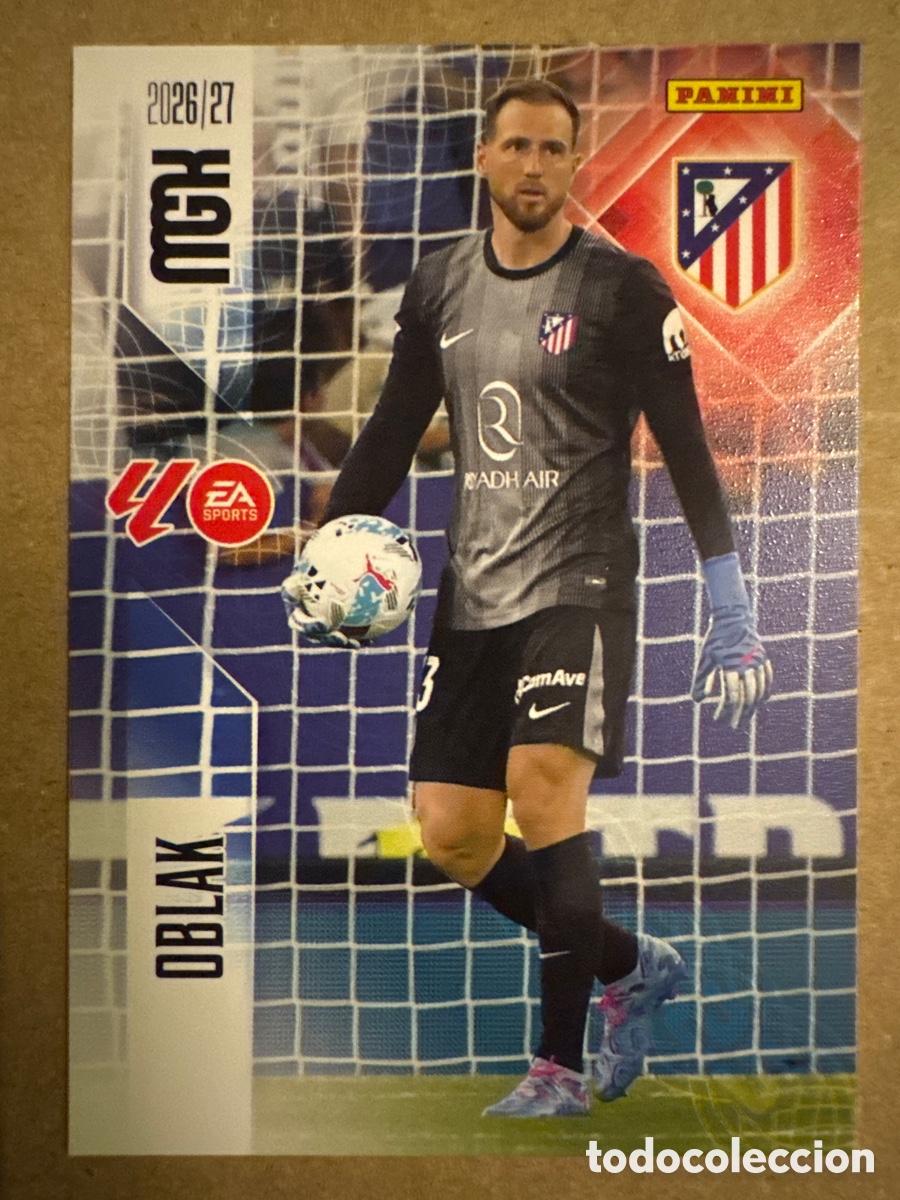 Cromos de f&uacute;tbol: # 56 Oblak Atl&eacute;tico de Madrid Megacracks 26 27 2026 2027
