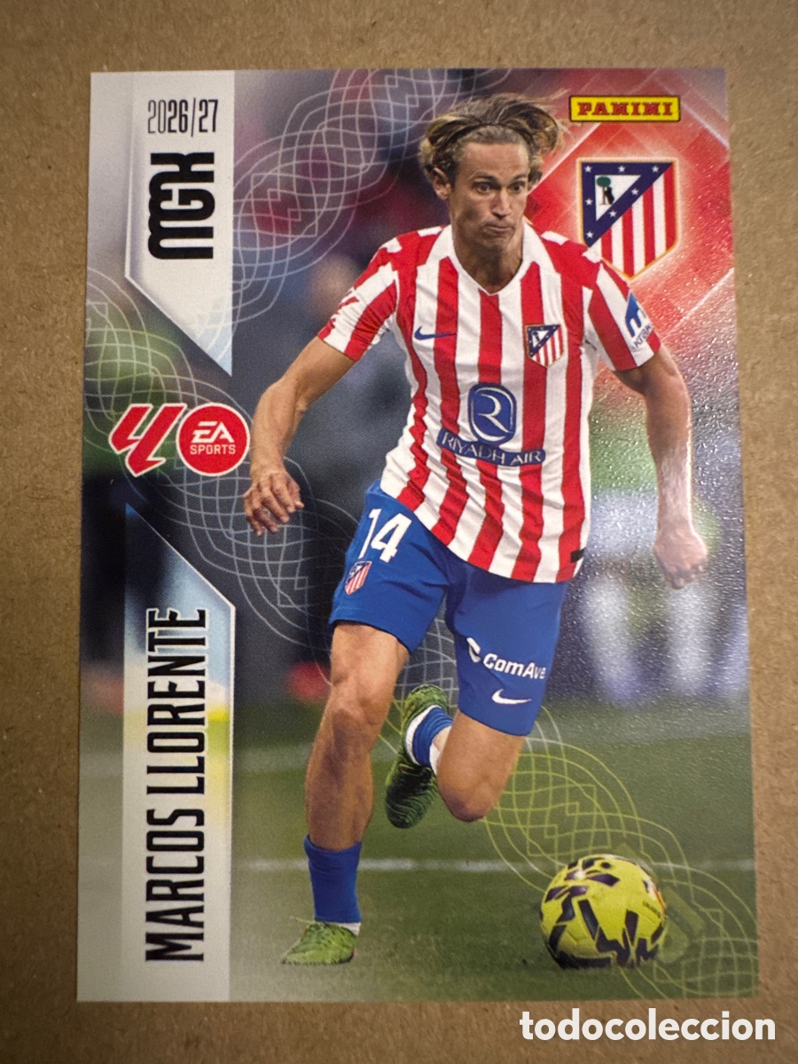 Cromos de f&uacute;tbol: # 58 Marcos Llorente Atl&eacute;tico de Madrid Megacracks 26 27 2026 2027