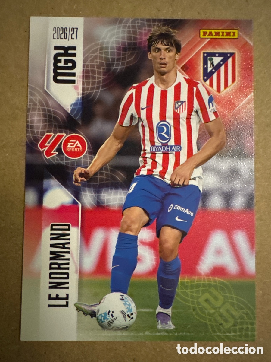 Cromos de f&uacute;tbol: # 59 Le Normand Atl&eacute;tico de Madrid Megacracks 26 27 2026 2027