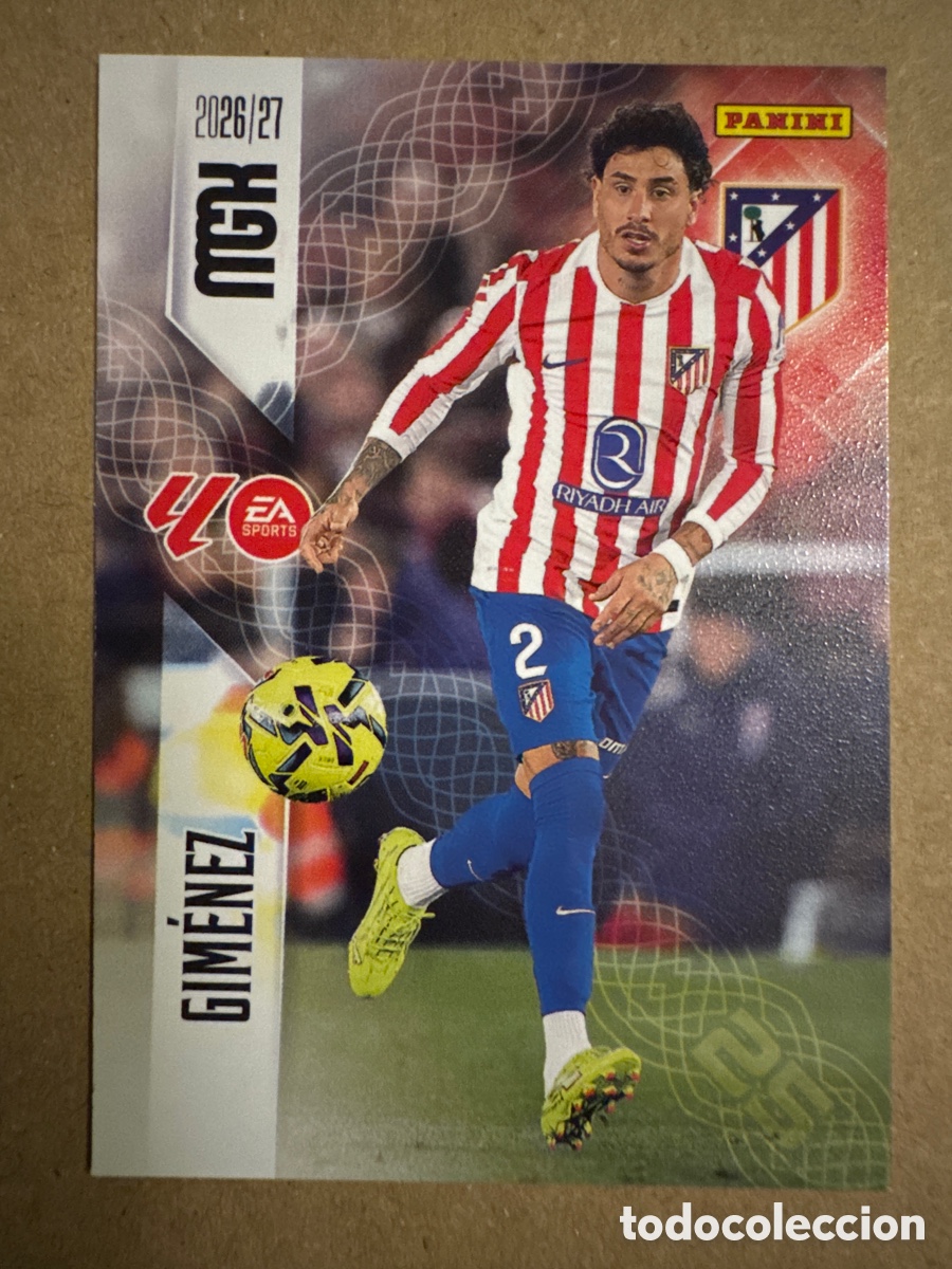Cromos de f&uacute;tbol: VER FOTOS # 61 Gim&eacute;nez Atl&eacute;tico de Madrid Megacracks 26 27 2026 2027