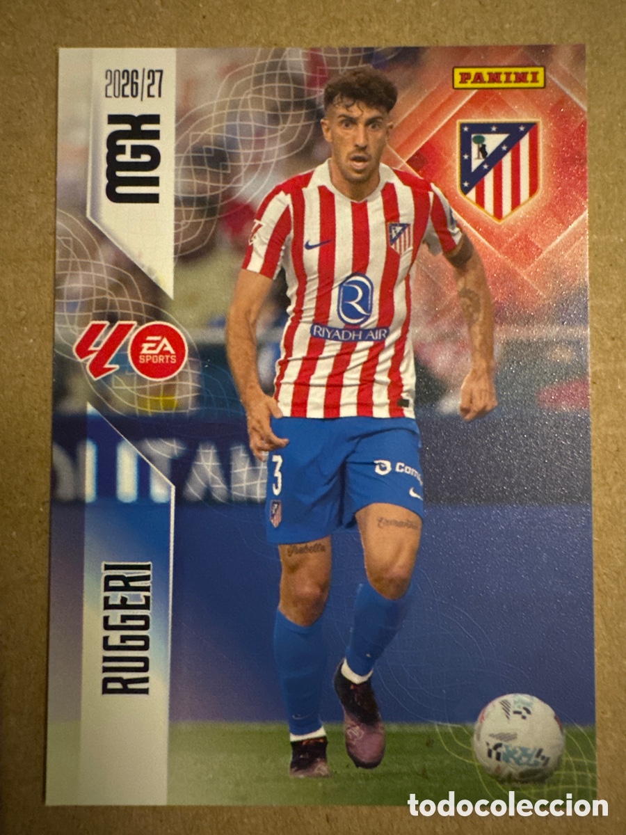 Cromos de f&uacute;tbol: # 63 Ruggeri Atl&eacute;tico de Madrid Megacracks 26 27 2026 2027