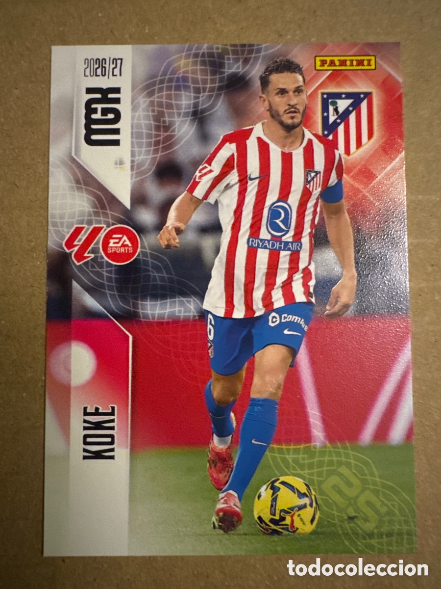 Cromos de f&uacute;tbol: # 64 Koke Atl&eacute;tico de Madrid Megacracks 26 27 2026 2027