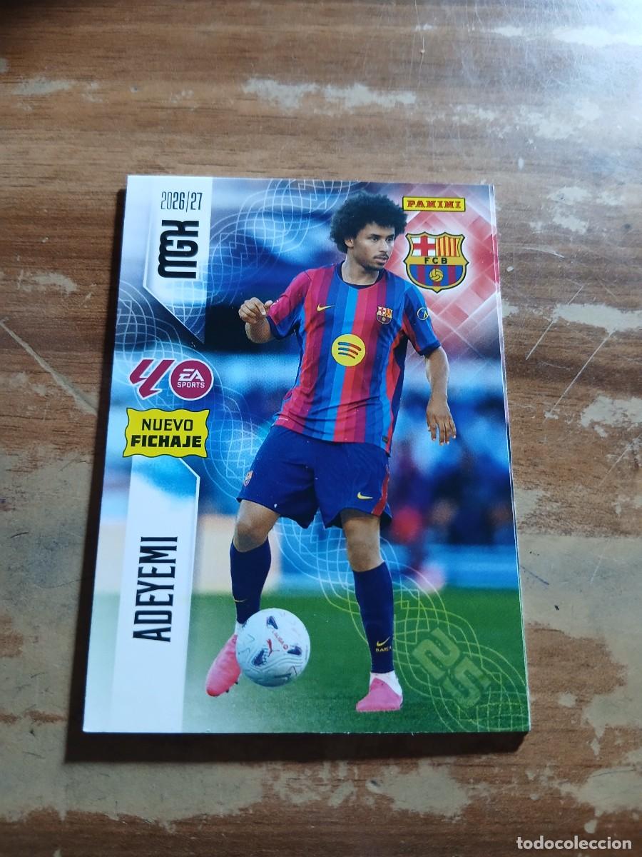 Cromos de f&uacute;tbol: CARD MEGACRACKS TEMPORADA 26/27: NUEVO FICHAJE ADEYEMY, N&deg; 489