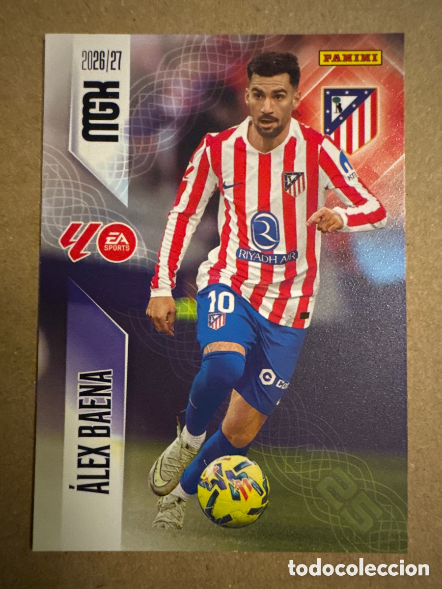 Cromos de f&uacute;tbol: # 67 &Aacute;lex Baena Atl&eacute;tico de Madrid Megacracks 26 27 2026 2027