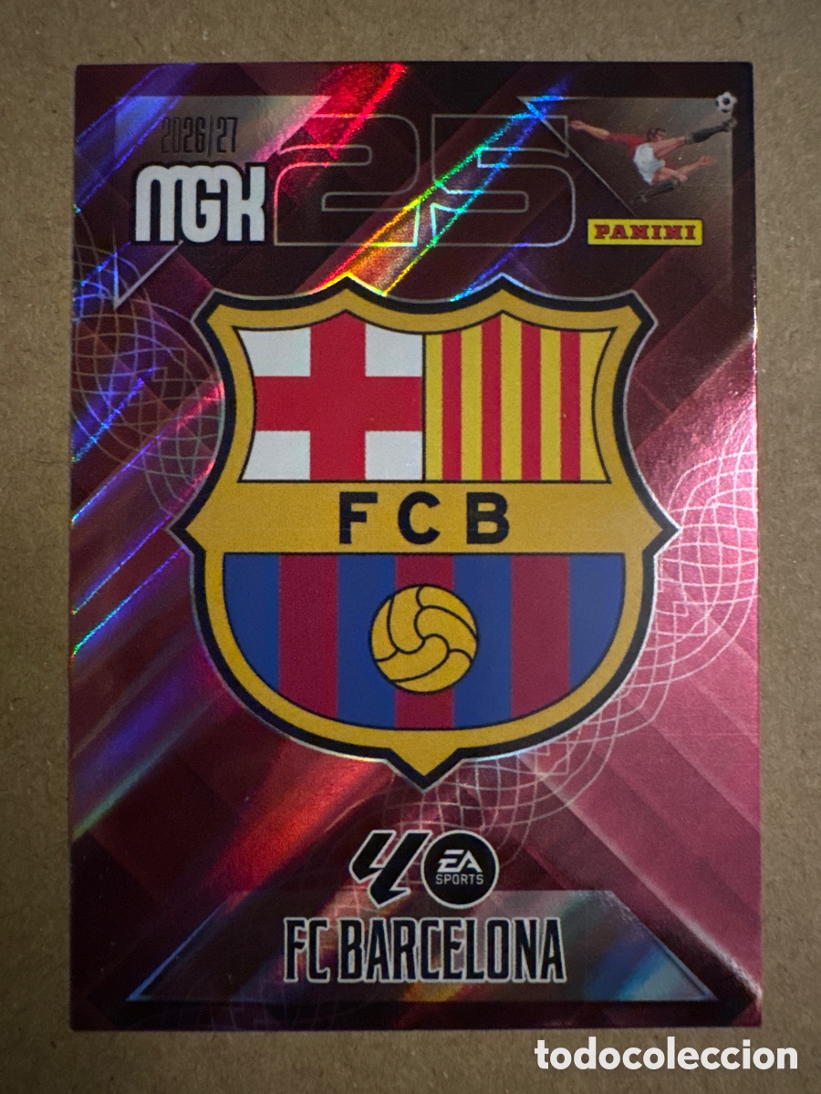 Cromos de f&uacute;tbol: # 73 Escudo FC Barcelona Megacracks 26 27 2026 2027