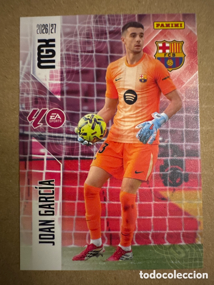 Cromos de f&uacute;tbol: # 74 Joan Garc&iacute;a FC Barcelona Megacracks 26 27 2026 2027