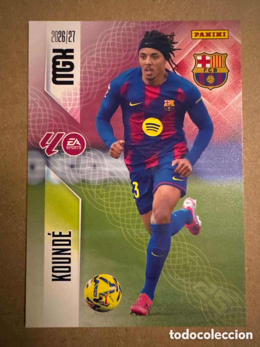 Cromos de f&uacute;tbol: # 76 Kound&eacute; FC Barcelona Megacracks 26 27 2026 2027