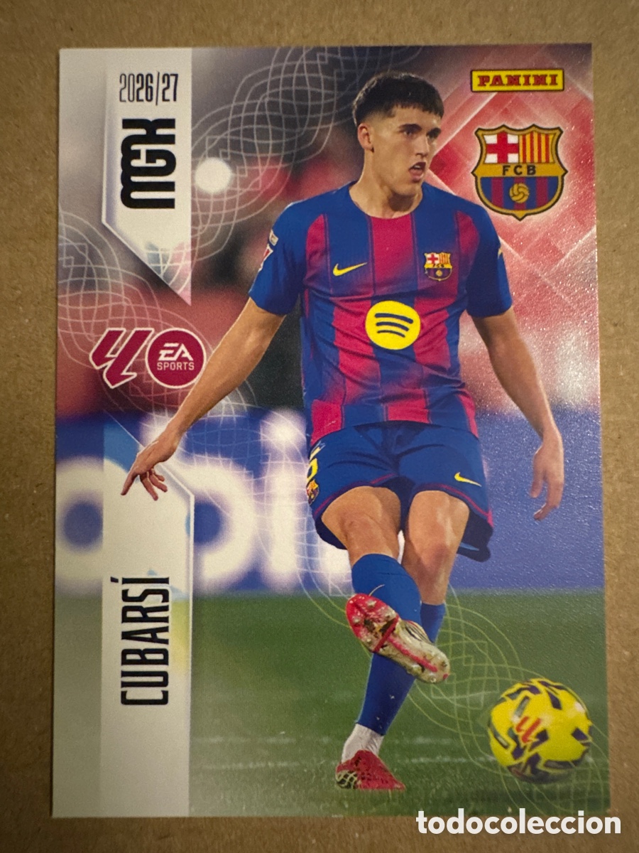 Cromos de f&uacute;tbol: # 78 Cubars&iacute; FC Barcelona Megacracks 26 27 2026 2027