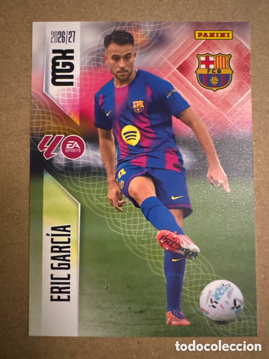 Cromos de f&uacute;tbol: # 79 Eric Garc&iacute;a FC Barcelona Megacracks 26 27 2026 2027
