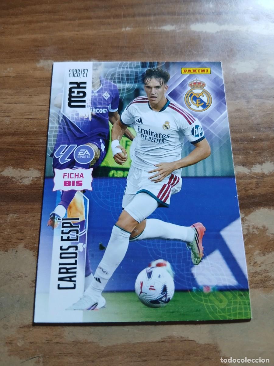 Cromos de f&uacute;tbol: CARD MEGACRACKS TEMPORADA 26/27: FICHA BIS CSRLOS ESPI, N&deg; 233 BIS