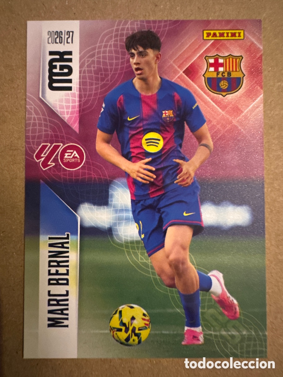 Cromos de f&uacute;tbol: # 83 Marc Bernal FC Barcelona Megacracks 26 27 2026 2027