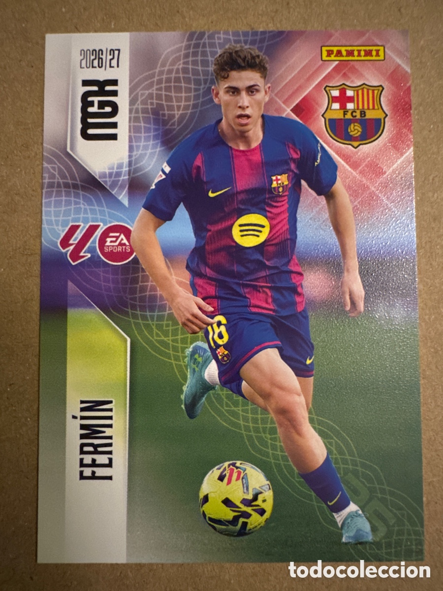 Cromos de f&uacute;tbol: # 86 Ferm&iacute;n FC Barcelona Megacracks 26 27 2026 2027