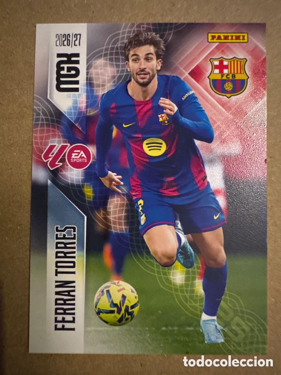 Cromos de f&uacute;tbol: # 90 Ferran Torres FC Barcelona Megacracks 26 27 2026 2027