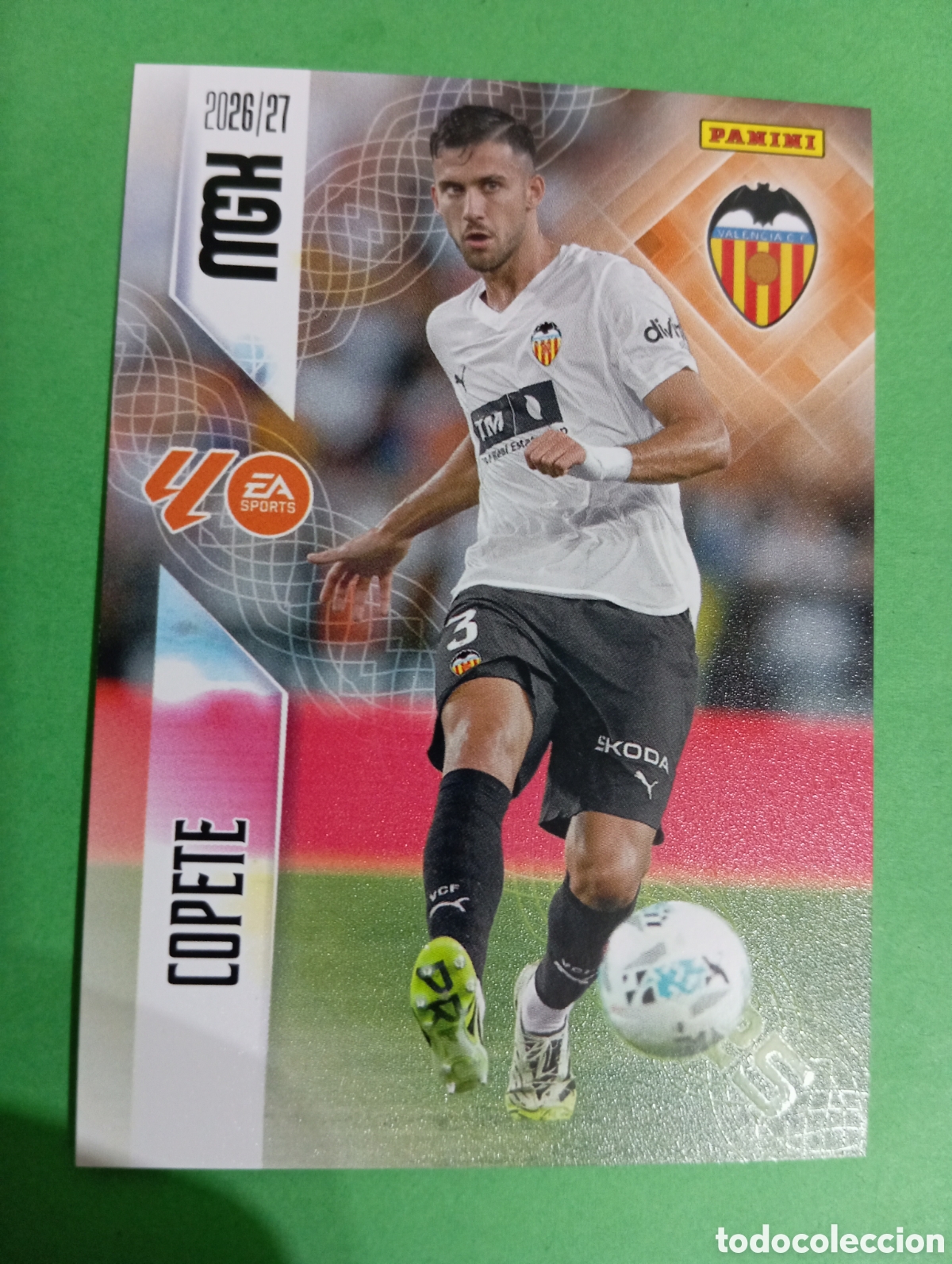 Cromos de f&uacute;tbol: Copete Valencia n&deg;349 / PANINI MEGACRACKS 2026/2027