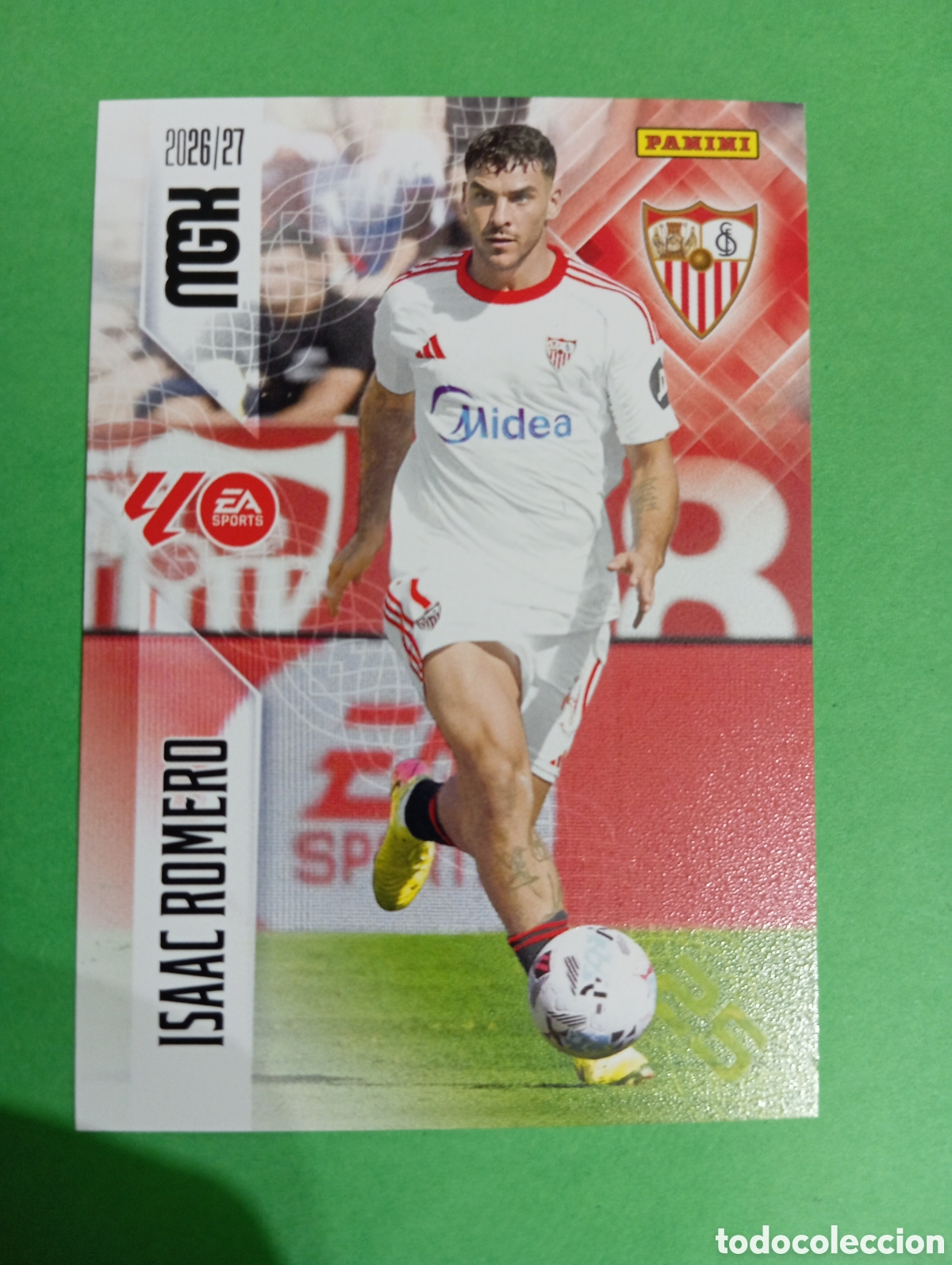 Cromos de f&uacute;tbol: Isaac Romero Sevilla n&deg;342 / PANINI MEGACRACKS 2026/2027
