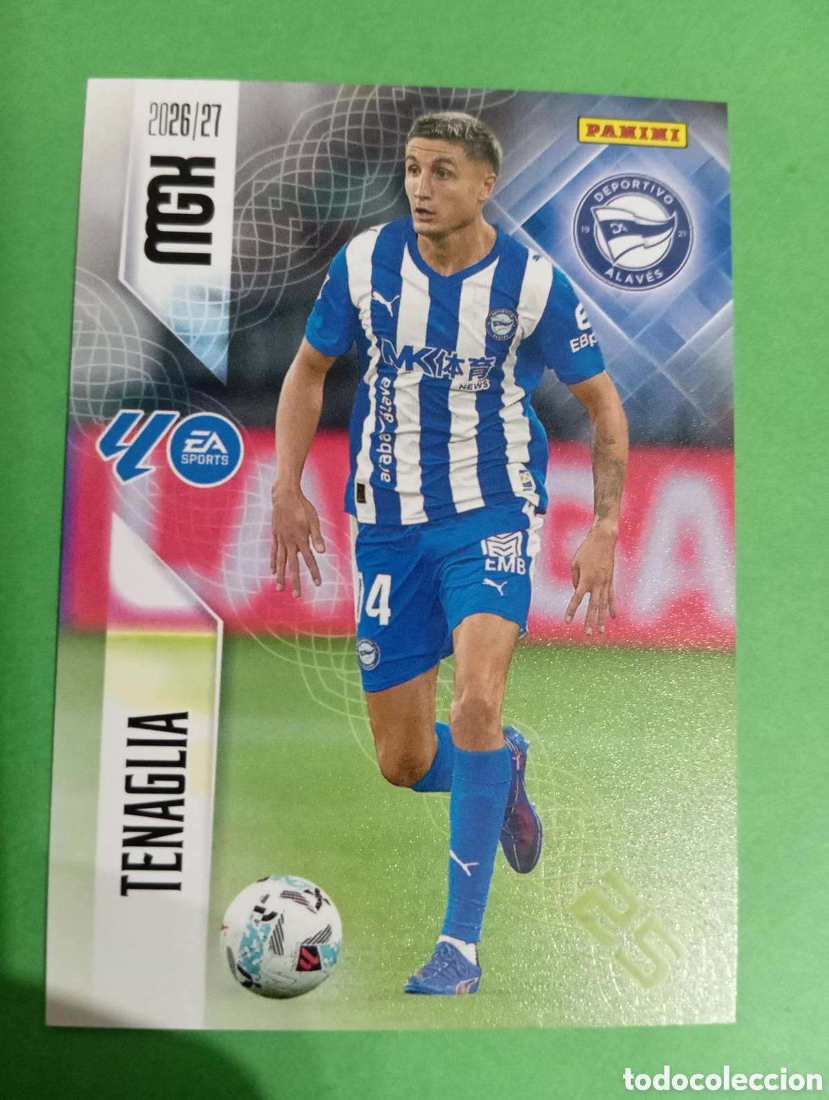 Cromos de f&uacute;tbol: Tenaglia Alav&eacute;s n&deg;23 / PANINI MEGACRACKS 2026/2027
