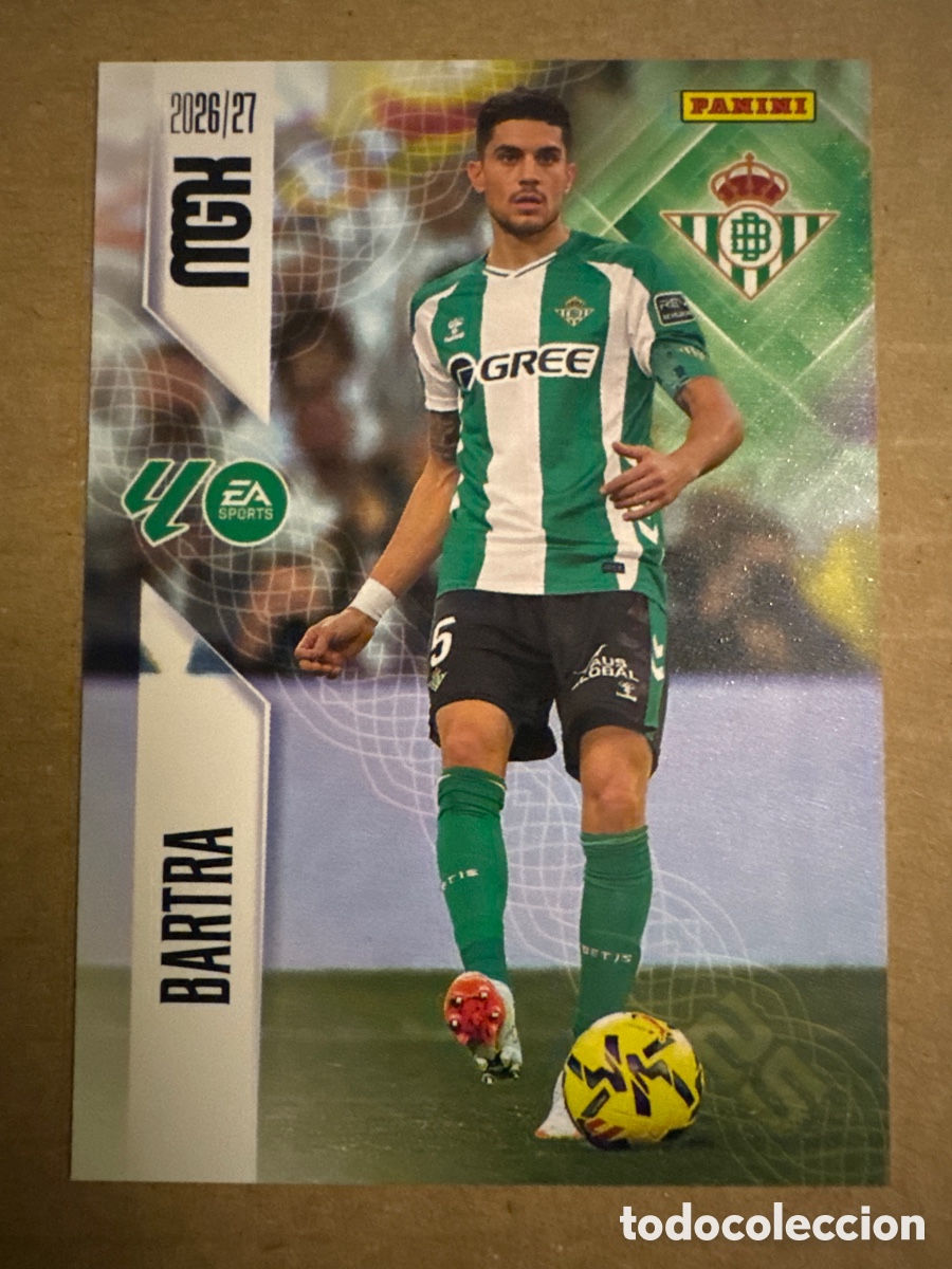 Cromos de f&uacute;tbol: # 95 Bartra Real Betis Megacracks 26 27 2026 2027