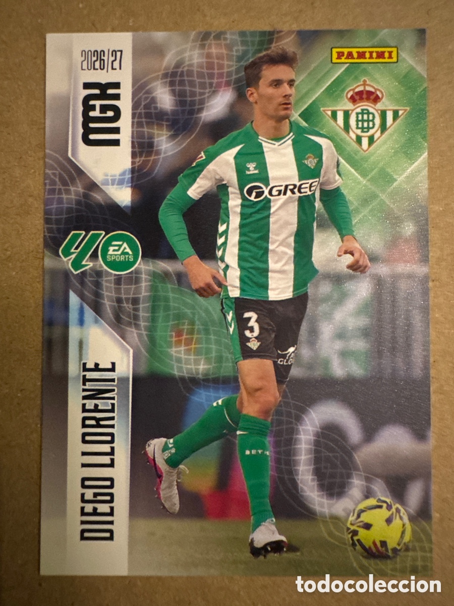 Cromos de f&uacute;tbol: # 96 Diego Llorente Real Betis Megacracks 26 27 2026 2027