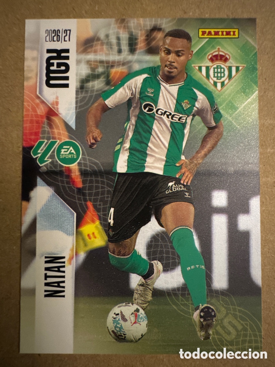Cromos de f&uacute;tbol: # 97 Natan Real Betis Megacracks 26 27 2026 2027