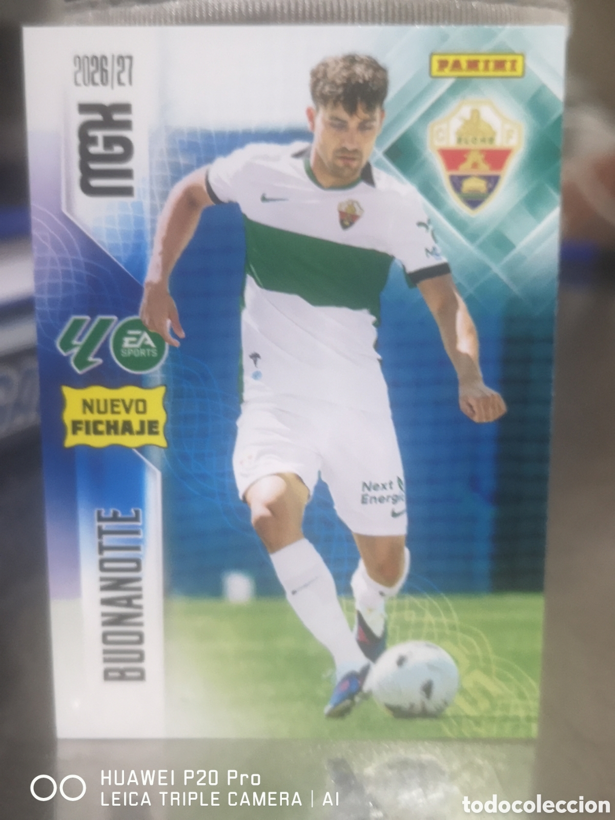 Cromos de f&uacute;tbol: MEGACRACKS 2026 2027 2026 27 ANGELI&Ntilde;O NUEVO FICHAJE BUONANOTTE 480 - ELCHE