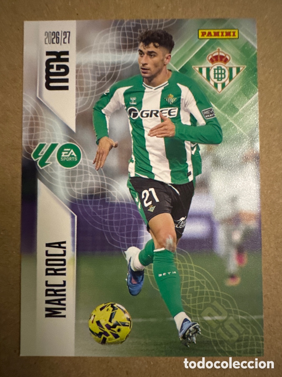 Cromos de f&uacute;tbol: # 99 Marc Roca Real Betis Megacracks 26 27 2026 2027
