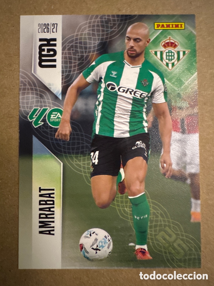 Cromos de f&uacute;tbol: # 100 Amrabat Real Betis Megacracks 26 27 2026 2027