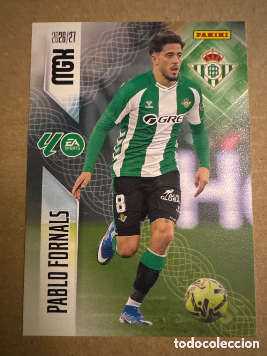 Cromos de f&uacute;tbol: # 102 Pablo Fornals Real Betis Megacracks 26 27 2026 2027