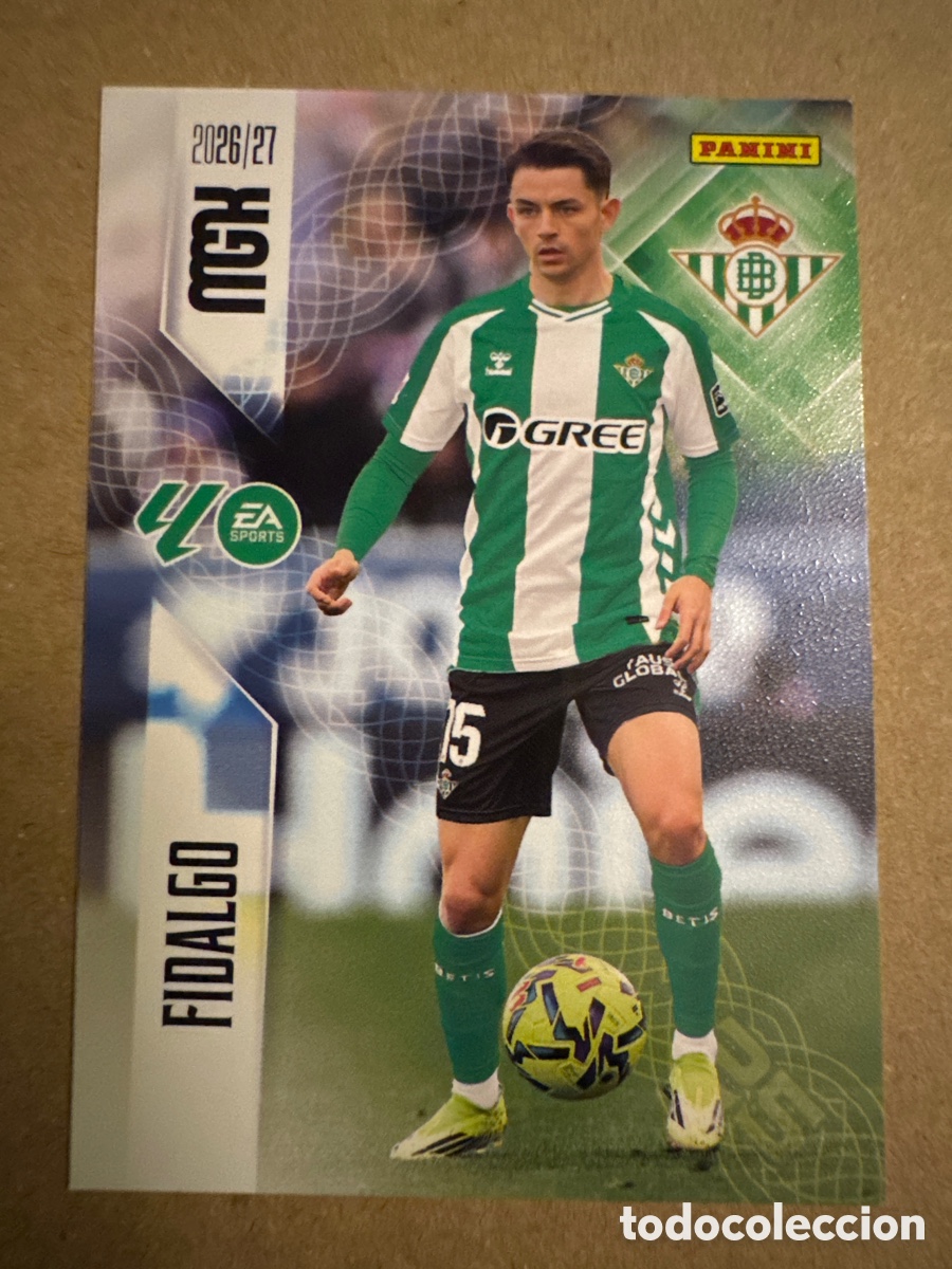 Cromos de f&uacute;tbol: VER FOTOS # 101 Fidalgo Real Betis Megacracks 26 27 2026 2027