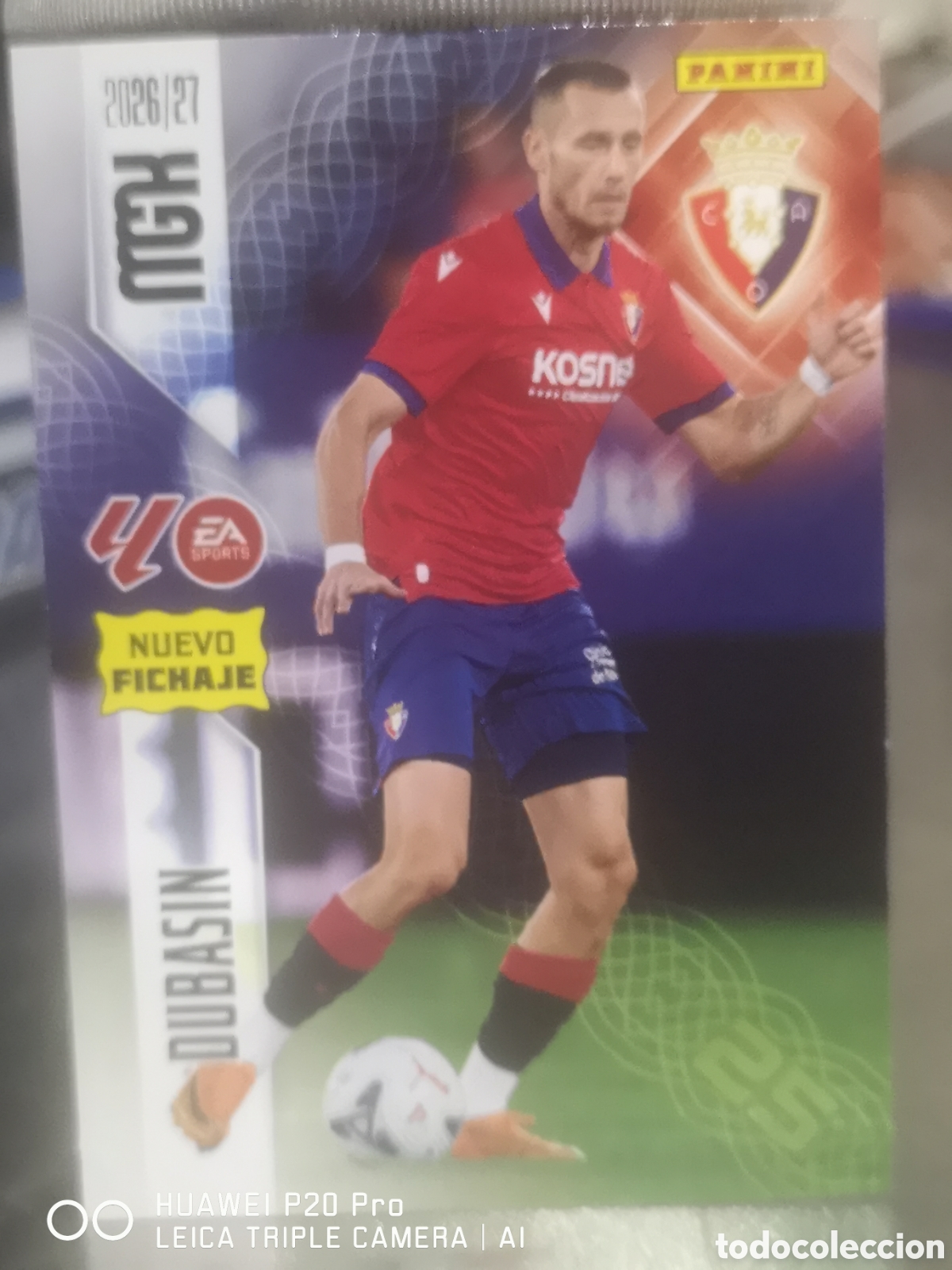 Cromos de f&uacute;tbol: MEGACRACKS 2026 2027 2026 27 DUBASIN NUEVO FICHAJE 467 - OSASUNA