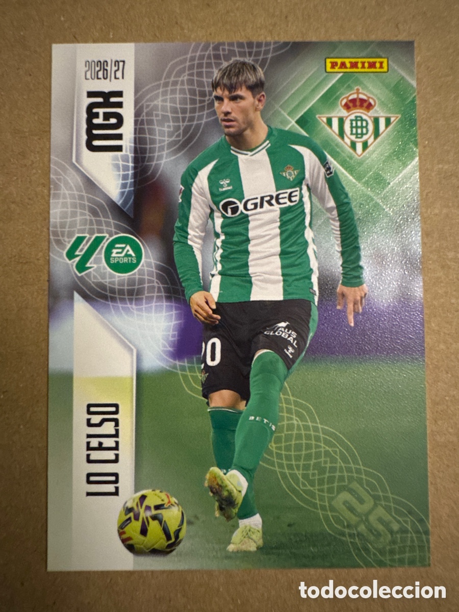 Cromos de f&uacute;tbol: # 103 Lo Celso Real Betis Megacracks 26 27 2026 2027