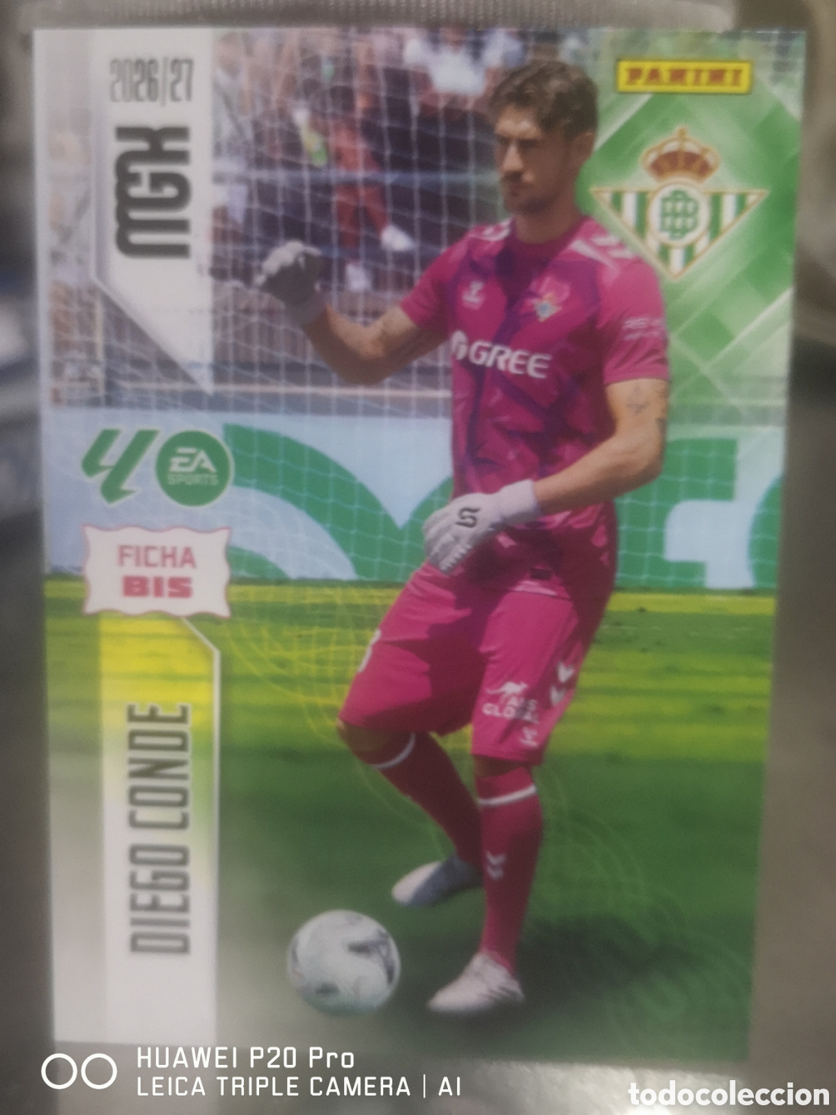 Cromos de f&uacute;tbol: MEGACRACKS 2026 2027 2026 27 DIEGO CONDE FICHA BIS 93 - BETIS