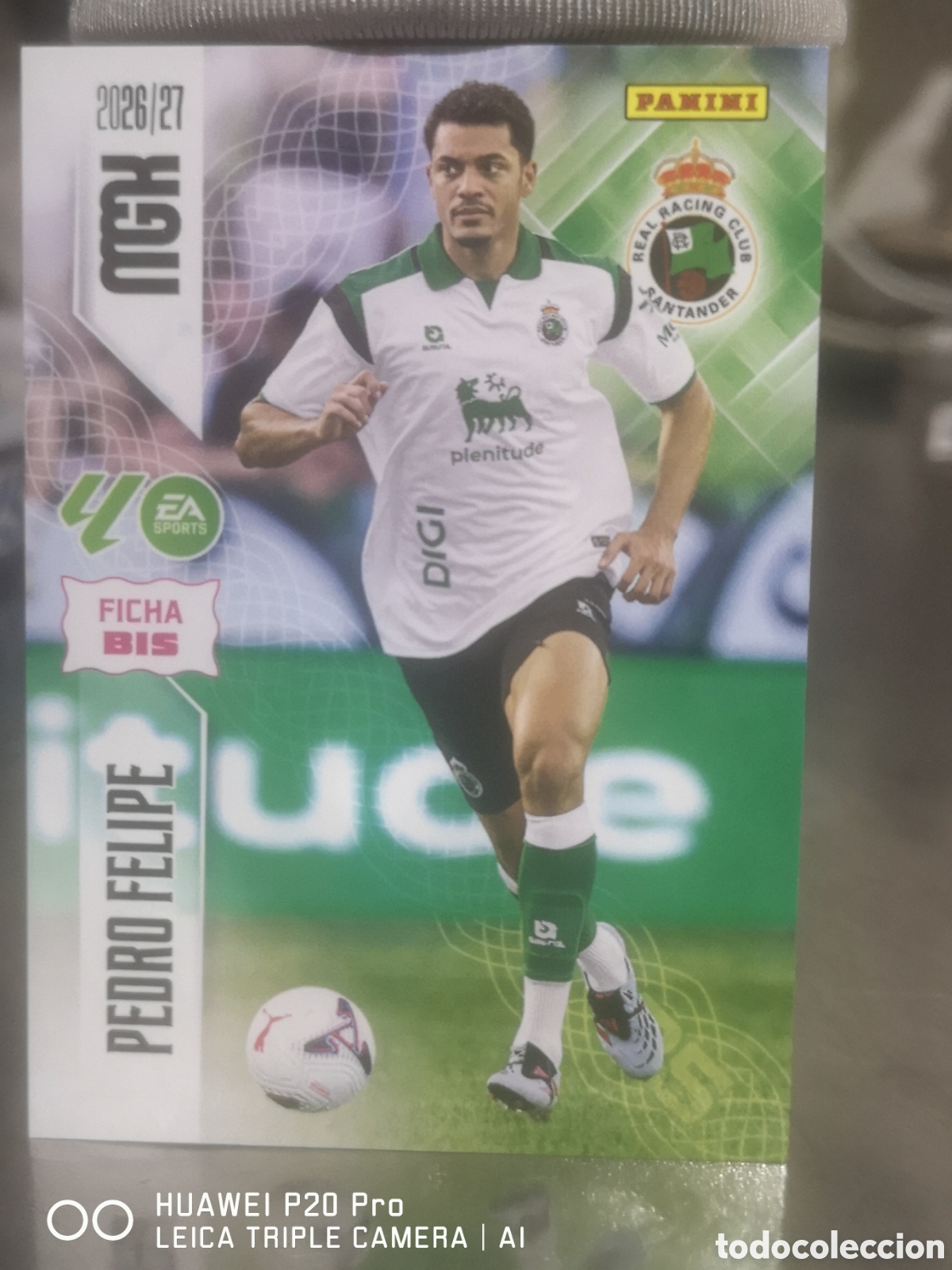 Cromos de f&uacute;tbol: MEGACRACKS 2026 2027 2026 27 PEDRO FELIPE FICHA BIS 277 - SANTANDER
