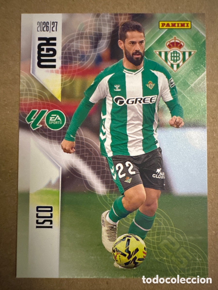 Cromos de f&uacute;tbol: # 104 Isco Real Betis Megacracks 26 27 2026 2027