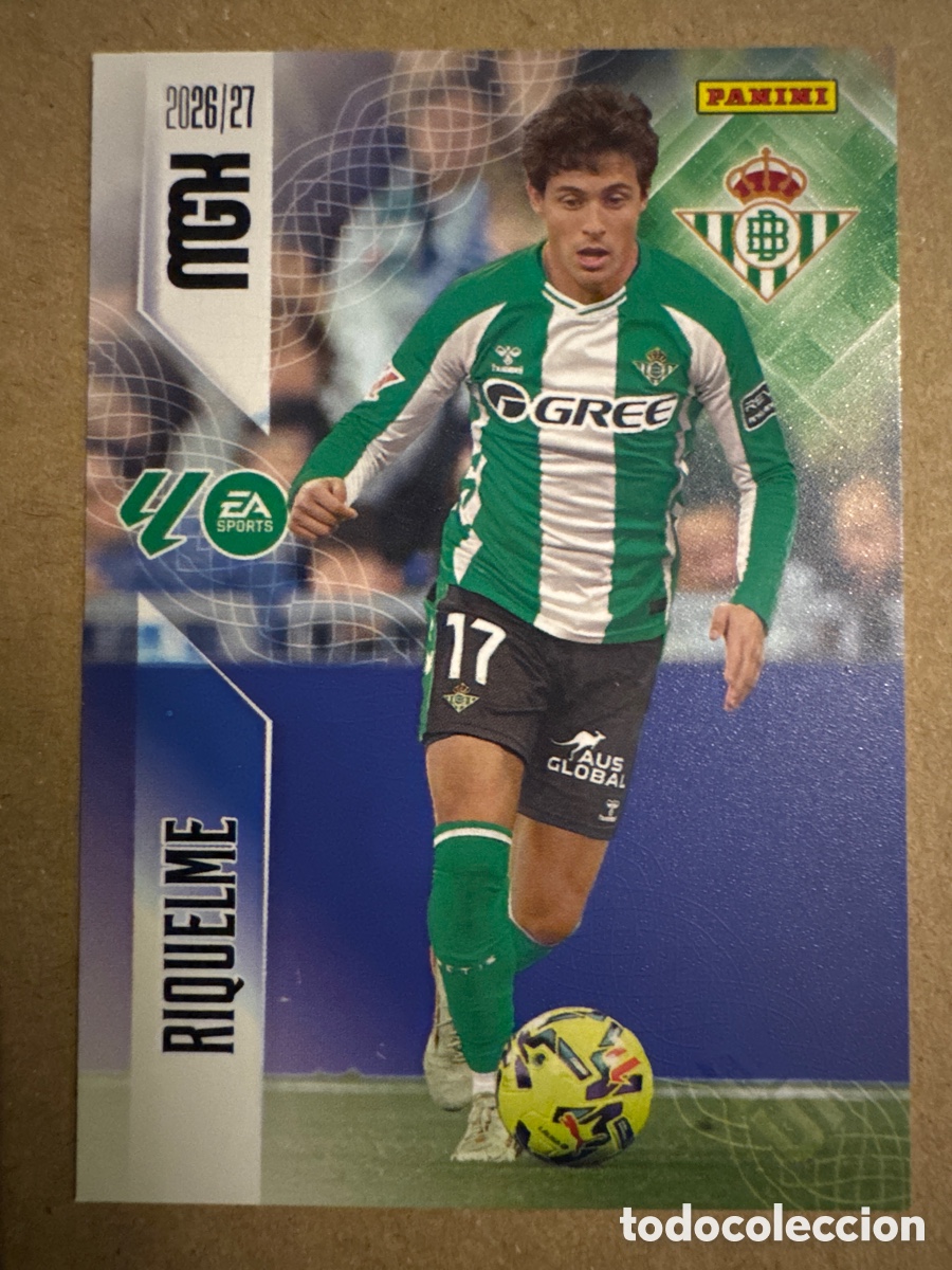 Cromos de f&uacute;tbol: # 105 Riquelme Real Betis Megacracks 26 27 2026 2027