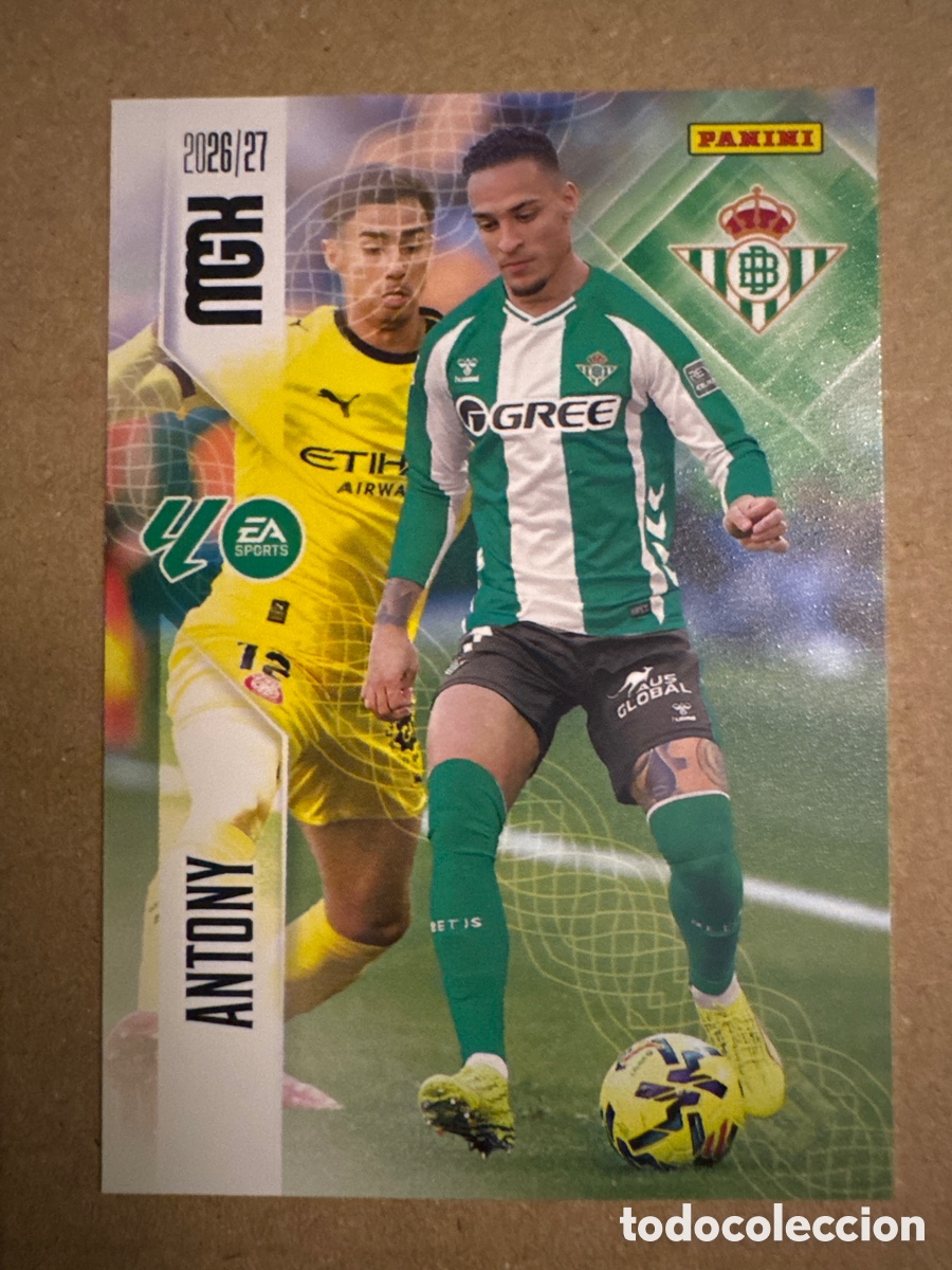 Cromos de f&uacute;tbol: # 106 Antony Real Betis Megacracks 26 27 2026 2027