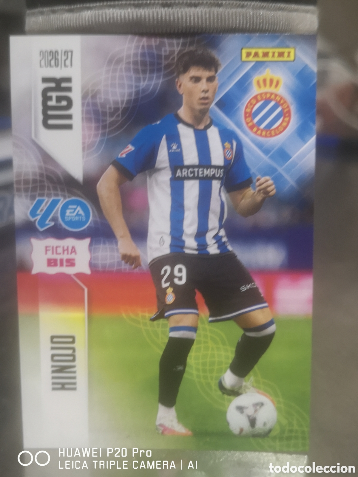 Cromos de f&uacute;tbol: MEGACRACKS 2026 2027 2026 27 HINOJO FICHA BIS 170 -ESPA&Ntilde;OL