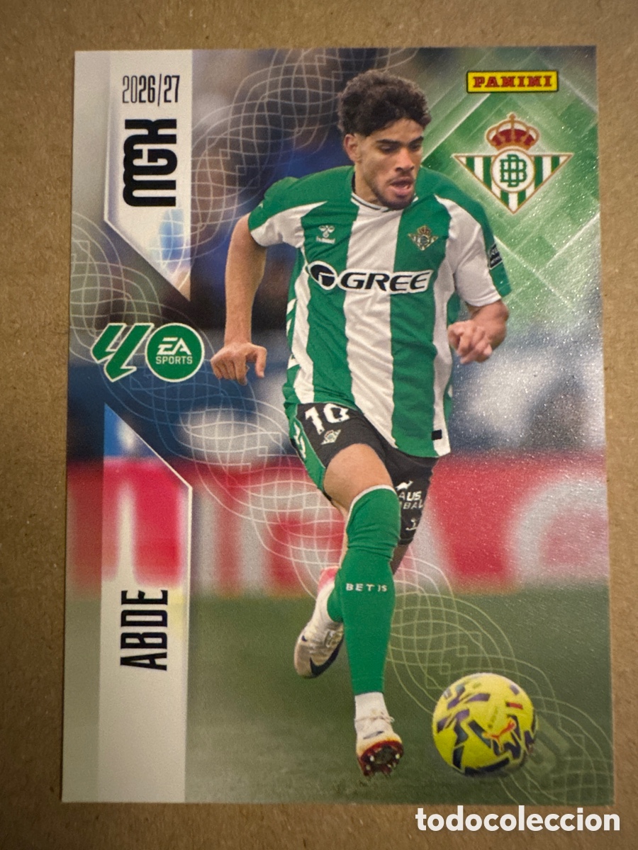 Cromos de f&uacute;tbol: # 108 Abde Real Betis Megacracks 26 27 2026 2027
