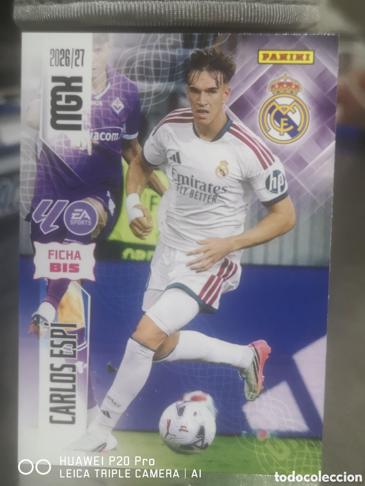 Cromos de f&uacute;tbol: MEGACRACKS 2026 2027 2026 27 CARLOS ESPI FICHA BIS 233 - REAL MADRID