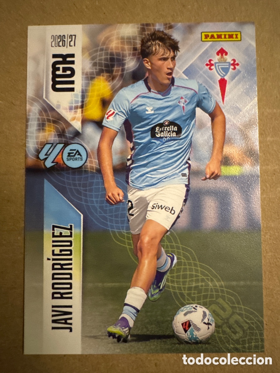 Cromos de f&uacute;tbol: # 114 Javi Rodr&iacute;guez Celta de Vigo Megacracks 26 27 2026 2027