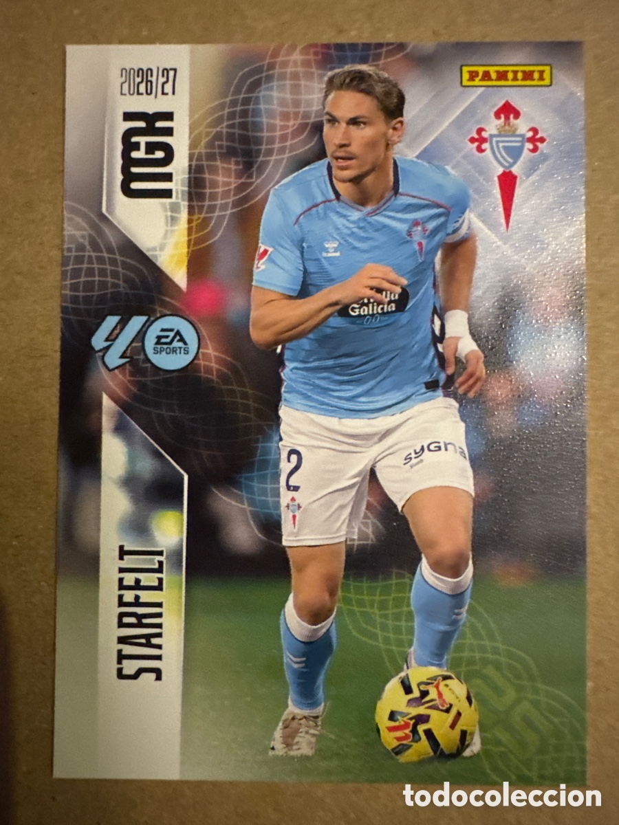 Cromos de f&uacute;tbol: # 115 Starfelt Celta de Vigo Megacracks 26 27 2026 2027