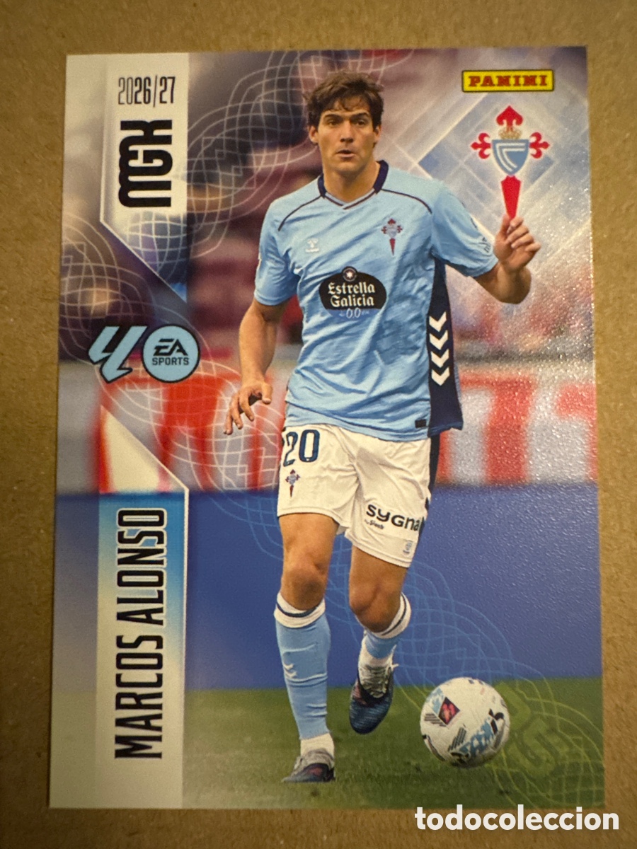 Cromos de f&uacute;tbol: # 116 Marcos Alonso Celta de Vigo Megacracks 26 27 2026 2027