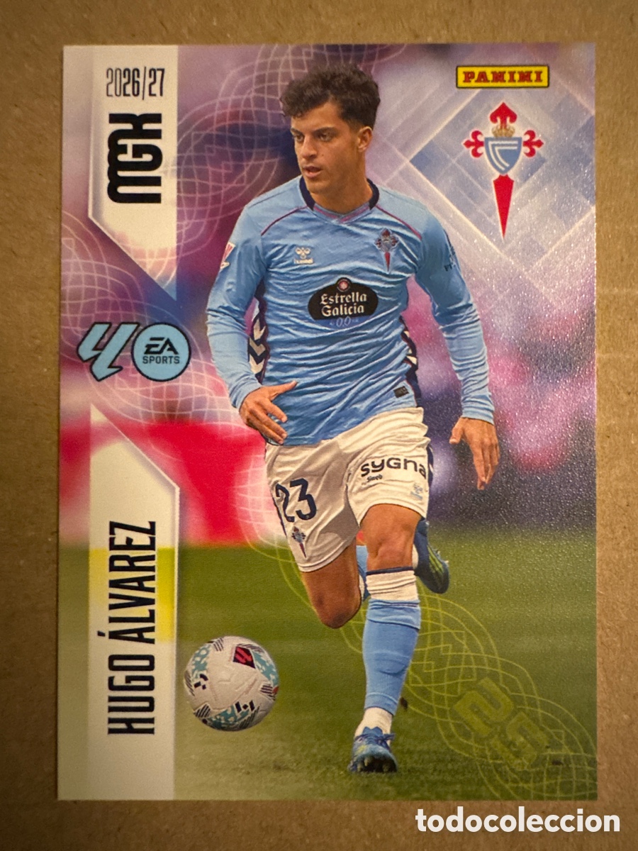 Cromos de f&uacute;tbol: # 120 Hugo &Aacute;lvarez Celta de Vigo Megacracks 26 27 2026 2027