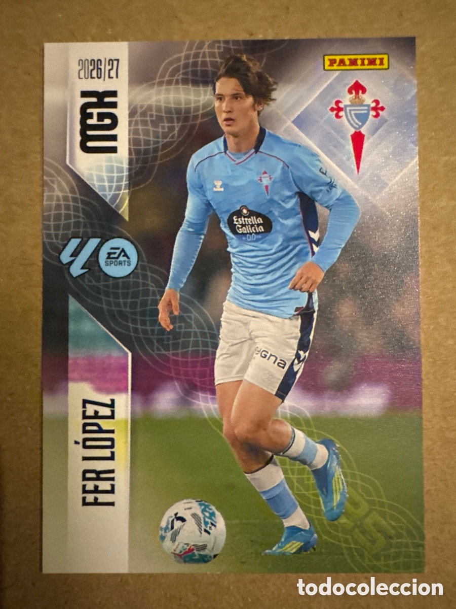 Cromos de f&uacute;tbol: # 121 Fer L&oacute;pez Celta de Vigo Megacracks 26 27 2026 2027
