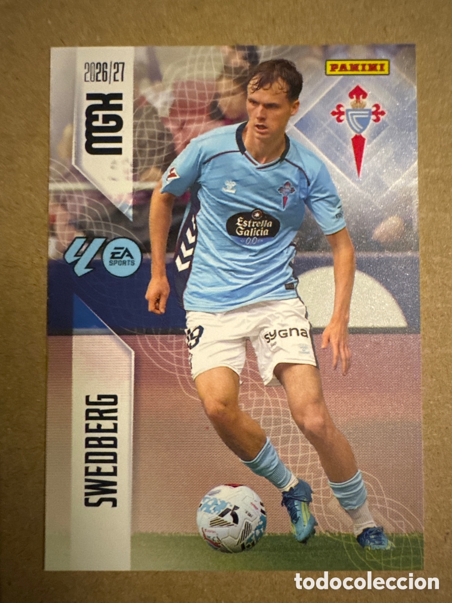 Cromos de f&uacute;tbol: # 122 Swedberg Celta de Vigo Megacracks 26 27 2026 2027