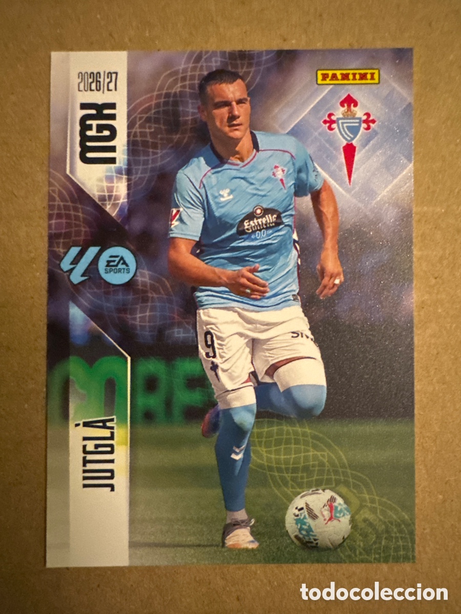 Cromos de f&uacute;tbol: # 126 Jutgl&aacute; Celta de Vigo Megacracks 26 27 2026 2027